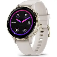 GARMIN - Reloj Venu 3s Bisel De Acero Inoxidable Dorado Suave