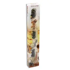 JUGANDO Y EDUCANDO - Set Educativo Figuras Animales Selva Salvaje Para Niños