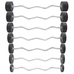 EVOLUTION FITNESS - Barra sellada cromada EVOLUTION de 50 kg