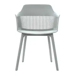 BONNO - Silla De Diseño Gales Moderna Cómoda Color Gris