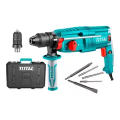 TOTAL - Taladro Rotomartillo sds plus 800w 120v + mandril