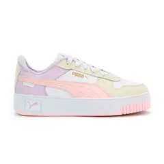 PUMA - Tenis Deportivos Carina Street Wns Blanco/Rosa Mujer