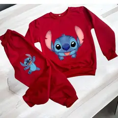 BRYKE - Sudadera Niña Perrito Azul Rojo