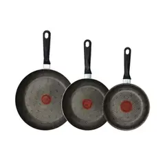 IMUSA - Juego Sartenes X 3 Triforce Antiadherente Color Gris oscuro