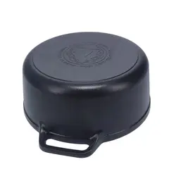 VICTORIA - Horno Holandés Olla Esmaltado Color Negro