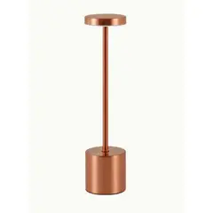 ZHOPI CO - Lámpara De Mesa Tactil Metalica Led 3 Modos Ajustable Inalambrica