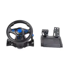 GENERICO - Volante Para Un Juego, Rotación De 180°, 7 En 1, Usb Racing