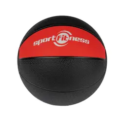SPORTFITNESS - Balón De Caucho 4kg Con Rebote Entrena Todo Tu Cuerpo