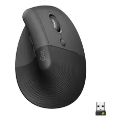 LOGITECH - Mouse LIFT Vertical Ergonómico Inalámbrico Bluetooth Grafito