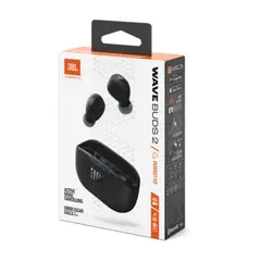 JBL - Audifonos Wave Buds 2 Bluetooth Cancelación Hasta 40 Hrs Negro