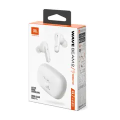 JBL - Audifono Wave Beam 2 Cancelacion Hasta 40 Hrs Inalambrico Blanco