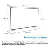 CHALLENGER - Televisor 65 Pulgadas Led Uhd4k Smart Tv 65kg85