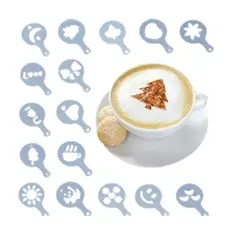 ART CO - Plantillas Cappuccino Coffee Barista Originales