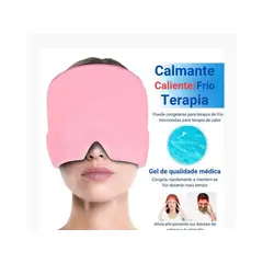 GENERICO - Gorro Migraña Terapia Frio Alivio Dolor Cabeza Rostro Relaja