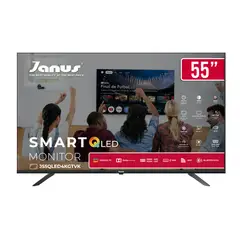 JANUS - Smart Monitor 55 pulgadas QLED Smart 4K Alta resolución - Google TV