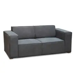 ELITE LIVING - SOFA LEX 2 PUESTOS GRIS