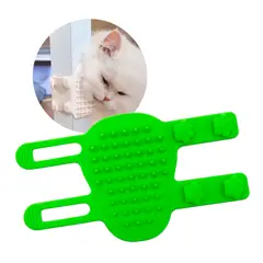 GENERICO - Rascador Quita Pelos Gato Flexible 2en1 Masajeador CENC-015