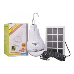 GENERICO - Bombillo Lampara Iluminación Led Carga Solar 5w Golden Road