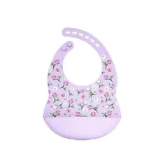 GENERICO - Babero De Silicona Con Bolsillo Para Bebe Nuevo