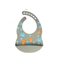 GENERICO - Babero De Silicona Con Bolsillo Para Bebe Nuevo