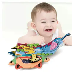 GENERICO - Libro Sensorial Con Títere Incluido Para Bebes Nuevo