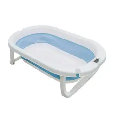 BEBESITOS - BAÑERA PLEGABLE CON TERMOMETROS Y ACCESORIOS DE BAÑO