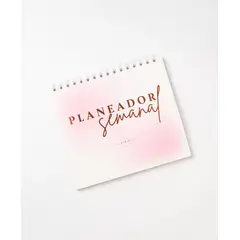 MELISSA ESCOBAR - Planeador semanal, mi diario financiero, blanco rosa, 2025