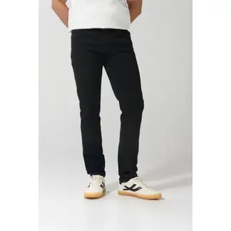 KOAJ - Jean negro skinny tiro bajo con ajuste ceñido y bolsill Hombre