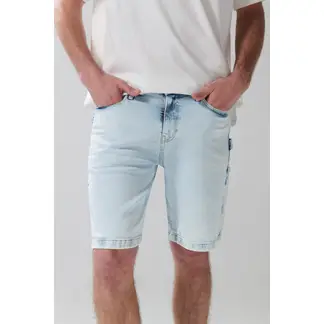 KOAJ - Bermuda Jean Carpintero para hombre, tiro bajo y lavad Hombre