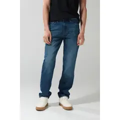 KOAJ - Jean 90´S azul oscuro con bota recta, tiro bajo y bolsi Hombre