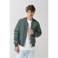 KOAJ - Chaqueta bomber acolchada unicolor para hombre cuenta c Hombre