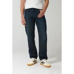 KOAJ - Jean para hombre, 5 bolsillos, tiro bajo ajuste semi re Hombre