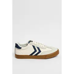 KOAJ - Tenis casuales blancos con contrastes azules localizado Hombre