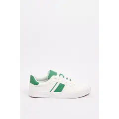 KOAJ - Tenis blancos tipo casuales con contrastes y suelas pla Hombre