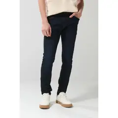 KOAJ - Jean azul intenso skinny con tiro bajo y ajuste ceñido Hombre
