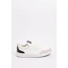 KOAJ - Tenis unicolores casuales con cortes delanteros y cont Hombre