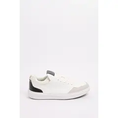 KOAJ - Tenis unicolores casuales con cortes delanteros y cont Hombre