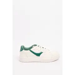 KOAJ - Tenis unicolores casuales con contrastes localizados Hombre