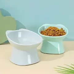 GENERICO - Plato Comedero O Bebedero Para Gato Mascotas Alto