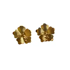 MERAKI - Topos - Aretes Cayena Bañados en oro 24kt