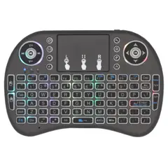NEOTEK - Teclado Mini Inalámbrico Touchpad KB-10 Retroiluminado con Receptor USB