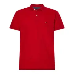 TOMMY HILFIGER - Polo rojo de corte regular