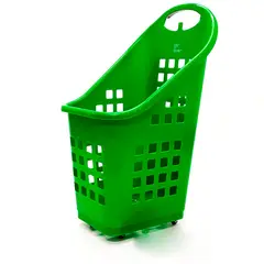 NO NO - Carro Canasta Plástico/rodachinas 55 Litros