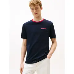 TOMMY HILFIGER - Camiseta azul Americana Graphic