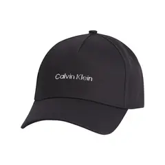 CALVIN KLEIN - Gorra negra de algodón orgánico