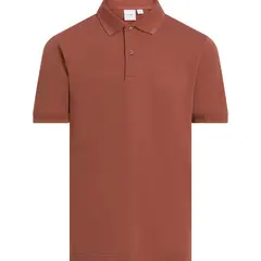 CALVIN KLEIN - Polo rojo pique slim thermo tech