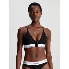 CALVIN KLEIN - Brasier Negro de Recuperación Modern Cotton