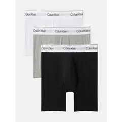 CALVIN KLEIN - Pack Multicolor de 3 Bóxers Ajustados Icon Cotton Stretch