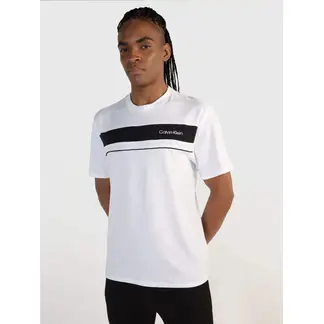 CALVIN KLEIN - Camiseta blanca standard con logotipo