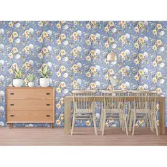 GENERAL - Papel Vinilo Adhesivo De 10 M X 45 Cm Floral